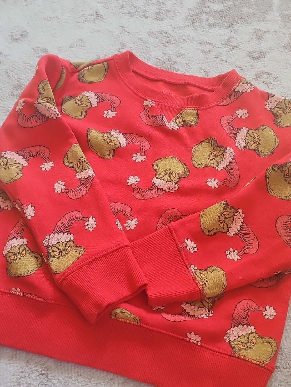 jumping beans Red Fleece Crewneck Sweatshirt
